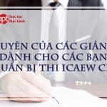 Lời khuyên của các giảng viên với các bạn chuẩn bị thi ICAEW CFAB