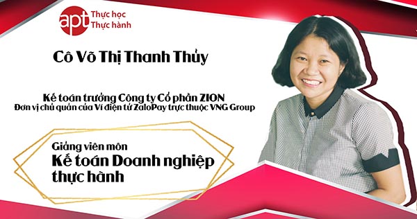 Cô Võ thị thanh Thủy, kế toán trưởng công ty cổ phần ZION - đơn vị chủ quản Ví điện tử ZaloPay trực thuộc VNG Group