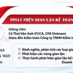 phát hiện gian lận kế toán