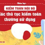 kiểm toán nội bộ - các thủ tục kiểm toán thường sử dụng